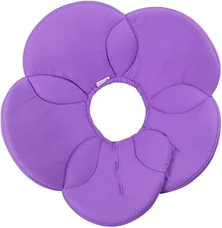 POPETPOP Coleira Para Cães De Grande Porte Coleira Elizabetana Coleira De Recuperação Elástica Coleira De Recuperação Ajustável Círculo Elizabeth Roxo Cone De Elasticidade Após A