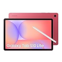 Samsung Galaxy Tab S10 Lite, AI Tablet, 6GB Memory, 256GB Storage, 10.9" 90Hz display, S Pen Included, Long Battery Life, Red, 3 Year Extended Warranty (UK Version)