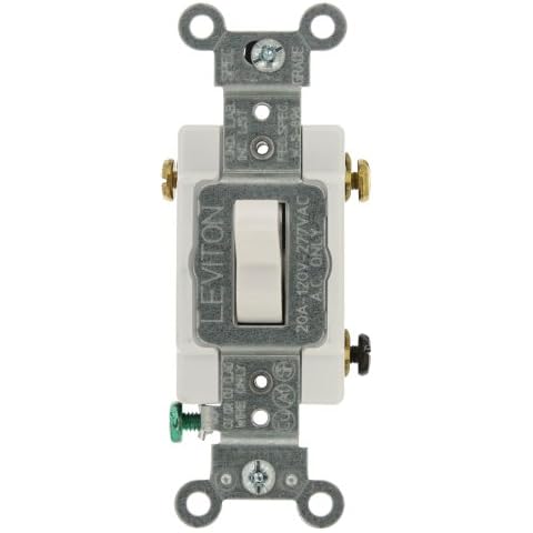Leviton 1223-SW 20-Amp Toggle Switch Cover