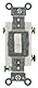 Leviton 1223-SW 20-Amp, 120/277-Volt, Kippschalter, 3-Wege-Wechselstrom, leiser Schalter, strapazierfähig, Erdung, weiß