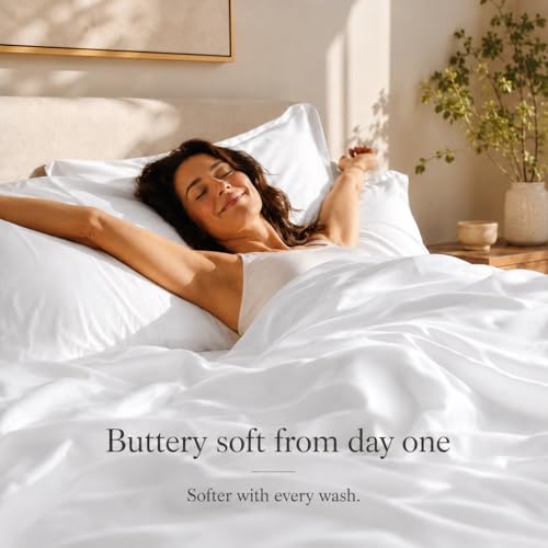 Image of 800 Thread Count Queen Sheet Set,Egyptian Cotton Sheets Queen Size Bed Set