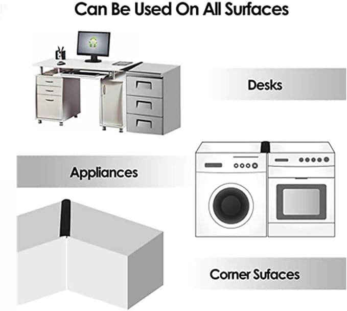 Miniatura 7 de Cubiertas para huecos de estufa (paquete de 2), rellenos de huecos fáciles de limpiar entre mostradores y estufas, horno, lavadora, muebles fáciles