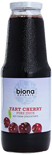 Biona Organic Pure Tart Cherry Juice 1 Litre (Pack of 3)