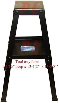 Universal 4 Legs Bench Grinder Buffer Vise Stand w/ Tool Tray Grinder Stand