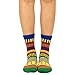 Fun Colorful Fashion Knit Boot Women's Socks Winter Recycled Cotton Trouser 3 Pairs (B.D.E)