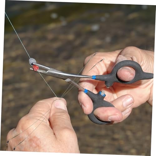 BESPORTBLE 40 piezas leaders de pesca de acero con giratorios y snaps miniatura 4