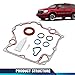 PIT66 Timing Cover Gasket Kit Compatible with Dodge Dakota Dodge Durango Jeep Commander Jeep Grand Cherokee 3.7L 4.7L Vin N Vin P, TCS46000, TCS46022, TCS30400, SL1000