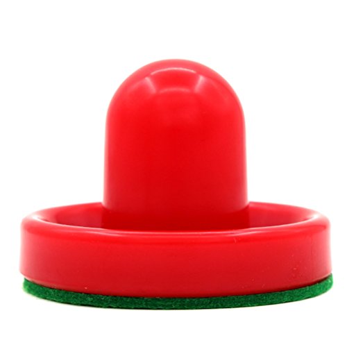 TOYMYTOY 4Pcs Air Hockey Pucks, 2 Pcs 76mm Paddles, Table Game Replacement (Red) - Thumbnail 2