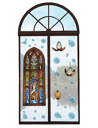 Conquest Journals Harry Potter Mermaid Window Cling Set, 11.5