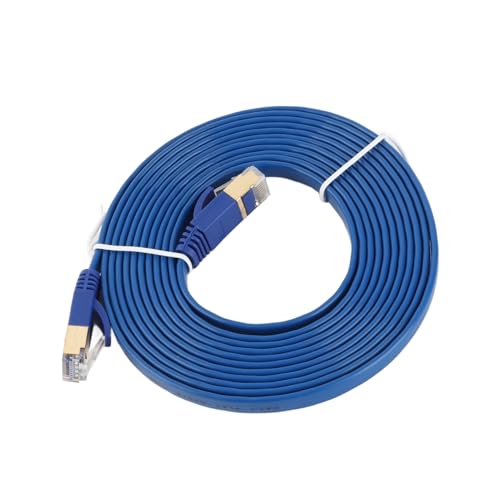 Cable Ethernet Cat 7 plano 25 m 10Gbps banda 600Mhz blanco miniatura 4