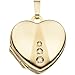 Produktbild Jobo Damen-Medaillon Herz aus 8 Karat 333 Gold mit Zirkonia