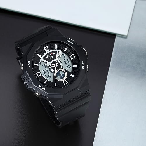 Sector No Limits Ex-41 Orologio Uomo, Digitale, Analogico - 53Mm - 4