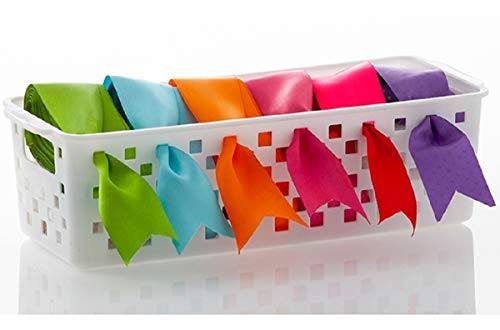 Kit 2 Cestos Organizador Gaveta Separador Armário Closet Multiuso 27cm x 11cm x 8cm