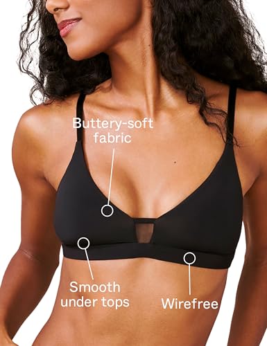 Image of Pepper Bra | Limitless Wirefree Scoop Bra for Women, Relaxed Fit, Ultra Comfy Bra Without Gaps (30A-40B)