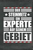 Der Steinmetz ein Experte auf seinem Gebiet: Notizbuch A5 Kariert (Steinbearbeitung Schreibwaren, Band 1)