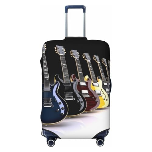Travel Luggage Cover Protector electric guitar Suitcase Cover Washable Elastic Suitcase Protector Anti-Scratch Suitcase Cover Fits 18-32 Inch Luggage
