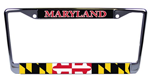 Maryland State Flag MD Univ. of Maryland License Plate Frame 6