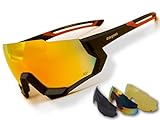 ✅LENTES AMARILLAS: Estas lentes están especialmente diseñadas para mejorar la visión durante el amanecer y anochecer. También ayudan al ojo a protegerse frente a deslumbramientos o ráfagas de luz. Estas lentes tienen protección UV400 100% (UVA y UVB).