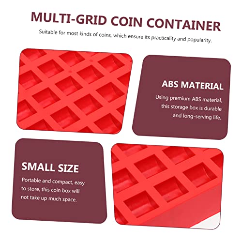 Caja portamonedas multi-rejilla para hogar 2 piezas miniatura 4