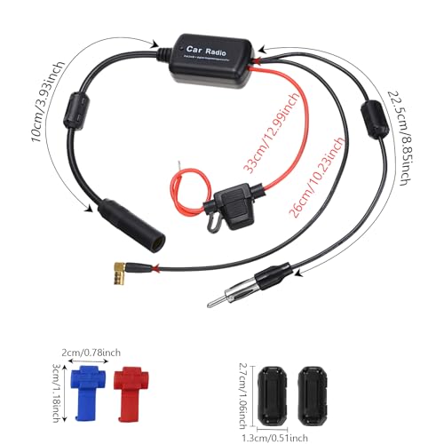 DAB Antennenverstärker Elitecran für FM AM DAB DAB+ Auto