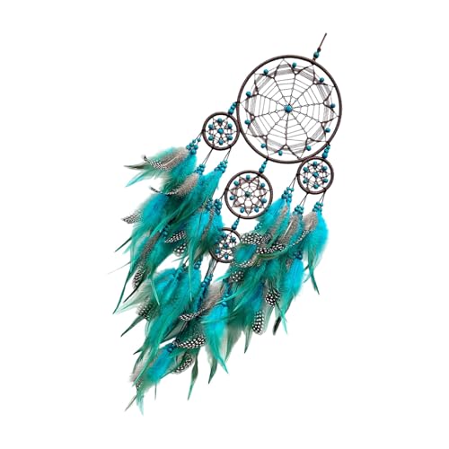 Attrape-rêves unique en plumes et fer pour transformer votre chambre en havre de paix - 2