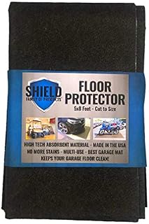 Shield Family Floor Protector - Premium Absorbent Oil Mat – Reusable/Durable/Waterproof – Protects