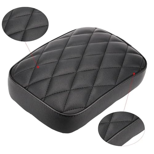 Coussin de passager arrière de moto rectangulaire noir pour Dyna 883 - 6