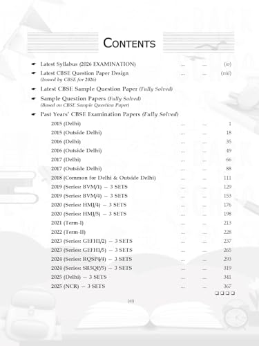 Image of Shivdas CBSE Class 12 Past 10 Years Solved Papers (2015-2025) (Pack) Physics Chemistry Mathematics 30+ CBSE Sample Papers Fully Solved Delhi and OD ... (CBSE Class 12 Sample Papers for 2026 Exams)