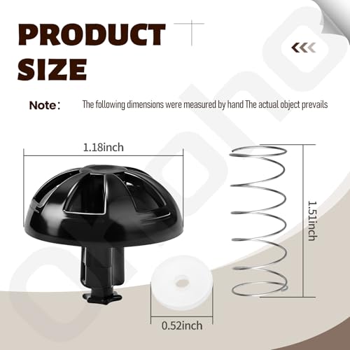 Image of 2 Pack Coffee Maker Brew Basket Water Stop Valve Kit for Mr. Coffee Black and Decker Hamilton Coffee Maker Parts 990117900 990237500 Coffee Maker Parts for 49976 49954 49947 49966 49957 49958 | for Mr. Coffee Black and Decker Hamilton Coffee Maker Parts 990117900 990237500 for 49976 49954 49947 49966 49957 49958
