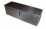 Ama Caja de herramientas: caja de herramientas vacía de chapa, doblada y soldada, medidas 300x200x150 mm