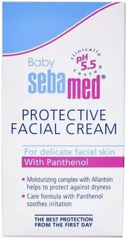 Baby Protective Facial Cream| pH 5.5| Baby Face Cream| Vitamin E for Soft Skin| Ideal for salivary rashes| 50ml