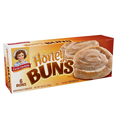 Image of Little Debbie Honey Buns, 6 Individually Wrapped Pastries, 10.6 OZ Box