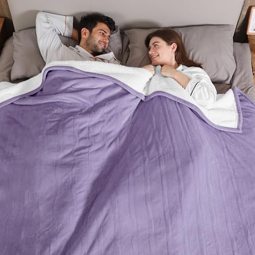 ESTINGO Electric Heating Blanket Queen Size, Heated Blanket 84" x 90"