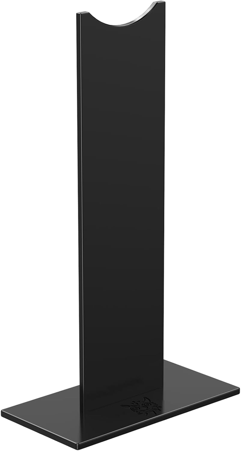 Gaming Headphones Stand Cat Ears Headset Holder, Wireless Earphone Stand with Anti-Slip ABS Base, Compatible with All Over-Ear Headphone Sizes, Portability and Easy Installation, Black