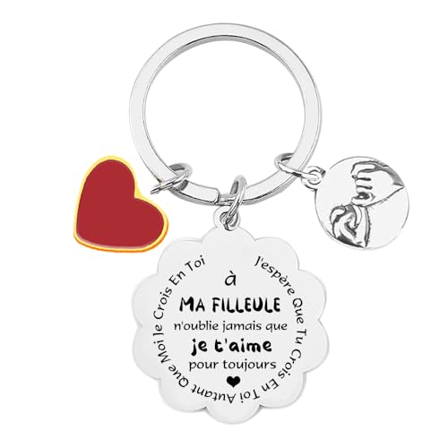 POIUYTRE Cadeau d'amour Idée Cadeau pour Anniversaire Filleule Anniversaire Filleule Original Joyeux Anniversaire Filleule Avec des Cœurs (3)