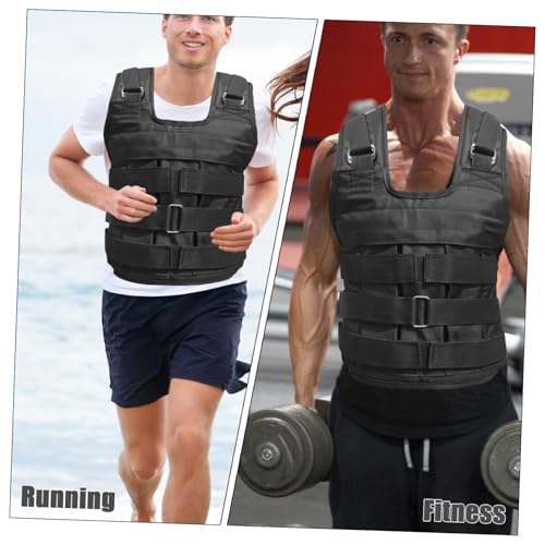 ibasenice Adjustable Weighted Vest Gym Weight Vest for Men and Women up to 50kg Strength Training Breathable Mesh for Fitness Workouts - Image 8