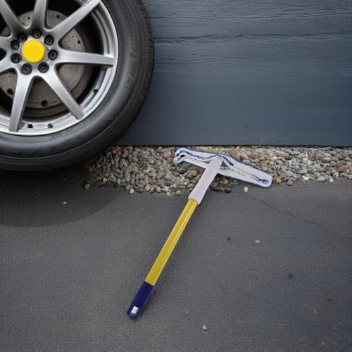 UKCOCO Trapeador para Lavado de Autos 12 Pulgadas Funda de Microfibra Azul y, Kit de Limpieza para Coche Reutilizable, Herramienta para Limpieza de Ventanas y Cuidado Exterior - imagen 6