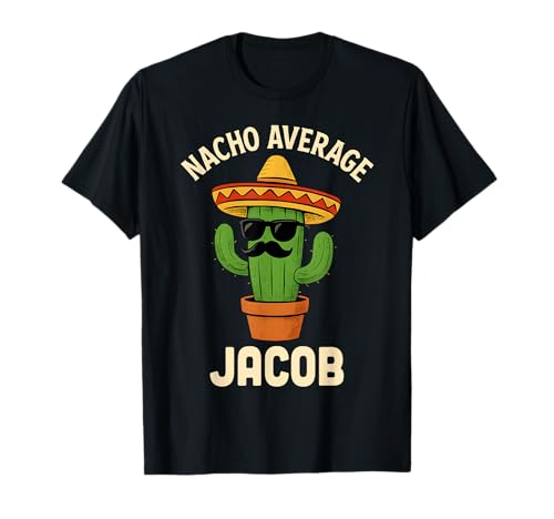 Jacob Gifts Birthday Funny Personalized Custom Name T-Shirt