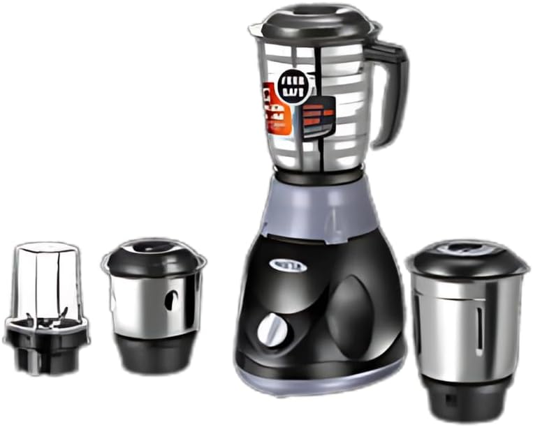 Drumstone [ 5 Years Warranty ] 699AID27 Mixer Grinder | 500W Motor | 4 Durable Jars | High-Performance Grinding & Blending | I Gift for Cooking Enthusiasts