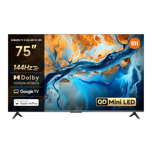 XIAOMI TV S Mini 75 2025, MiniLed, QLED, 75 Zoll, Local Dimming, 1200nits, Google TV