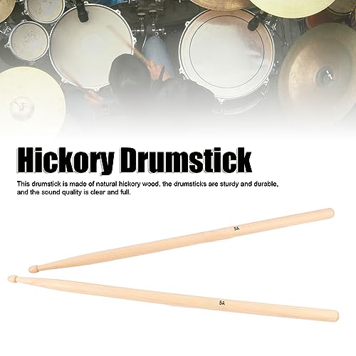 Baquetas 5A de Madera de Hickory para Batería miniatura 2