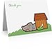Dog Thank You Cards (24 Foldover Cards and Envelopes)