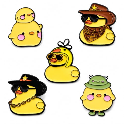 Image of 8Pcs Kawaii Frog Enamel Pin Set Cute Cartoon Frog Brooches, Lapel Pins for Backpacks, Jackets, Hats, Perfect Gifts for Women, Teens
