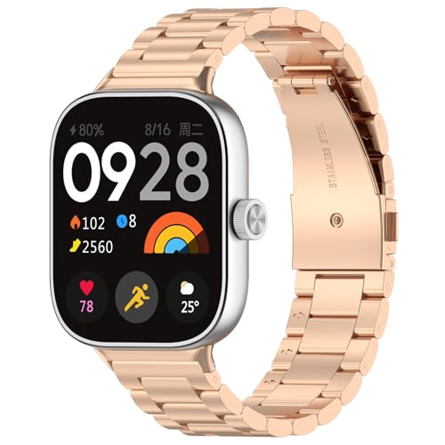 [RuenTech] Redmi watch 6/5/4/Xiaomi Smart Band 9 Pro/8 Pro �����o���h ���^���x���g �r�W�l�X���o���h redmi watch 6 �����x���g �X�e�����X�� ���ϋv�� �ʋC �h�� ���F�I�� (���[�Y