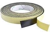 burlete puerta frigorifico industrial 1 rollo , negro de espuma de 20 mm de cinta (W) x 1 mm (H) x 10m (L)