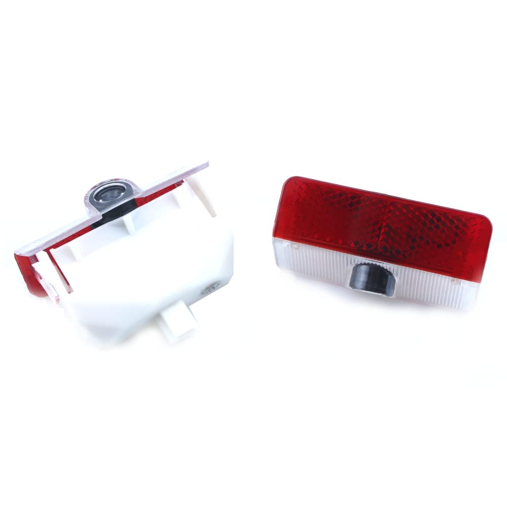 Kit 2 Pezzi Luci Soglia Portiera Auto A LED – Proiettore Logo Con Effetto Fluente, Luce Di Benvenuto Al Neon Per Battitacco, Installazione Facile Senza Cavi – Adatto A Quasi Tutti I Modelli