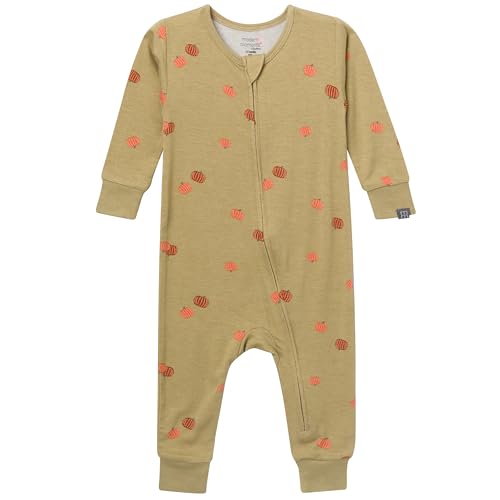 Image of Modern Moments by Gerber unisex-baby Holiday Tight Fitting Very Soft Footless Pajamas