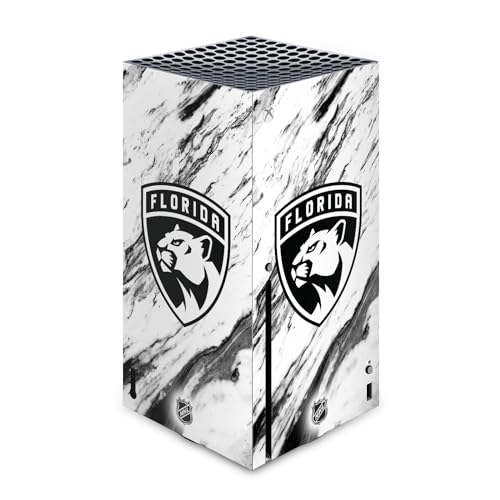 Peau Autocollant Xbox Series X Florida Panthers Effet Marbre Premium NHL