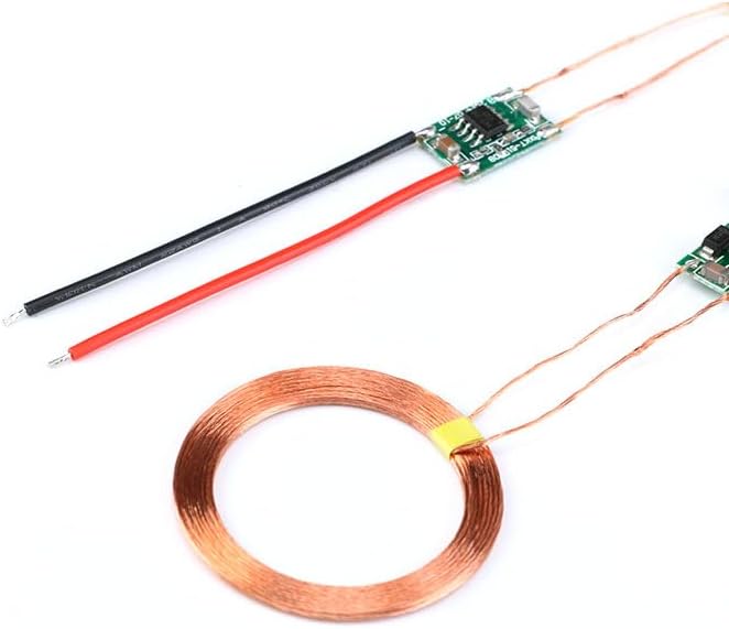 Close-up view of the JESSINIE wireless power receiver circuit board