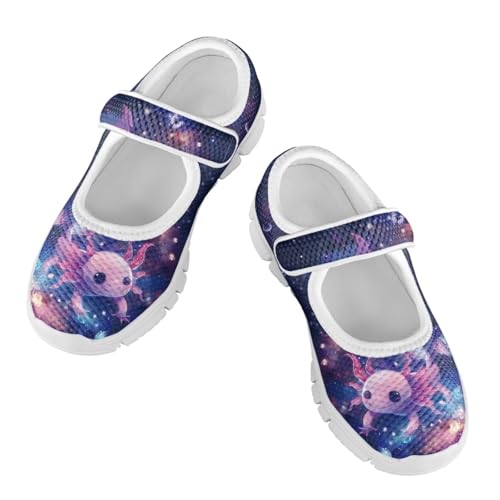 Little Girls Mary Jane Dress Shoes Princess Flats Shoes Mesh Breathable Walking Sneakers for School,Wedding Party